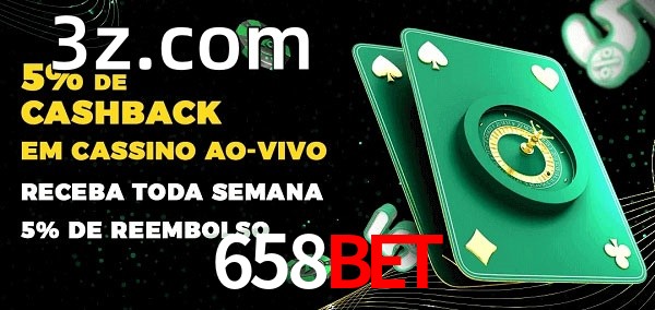 Promoções do cassino ao Vivo 658BET